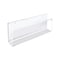 Azar Displays 13.5''W Wall Mount Acrylic U-Shape Shelf, 2PK 556098-H - alternate 1